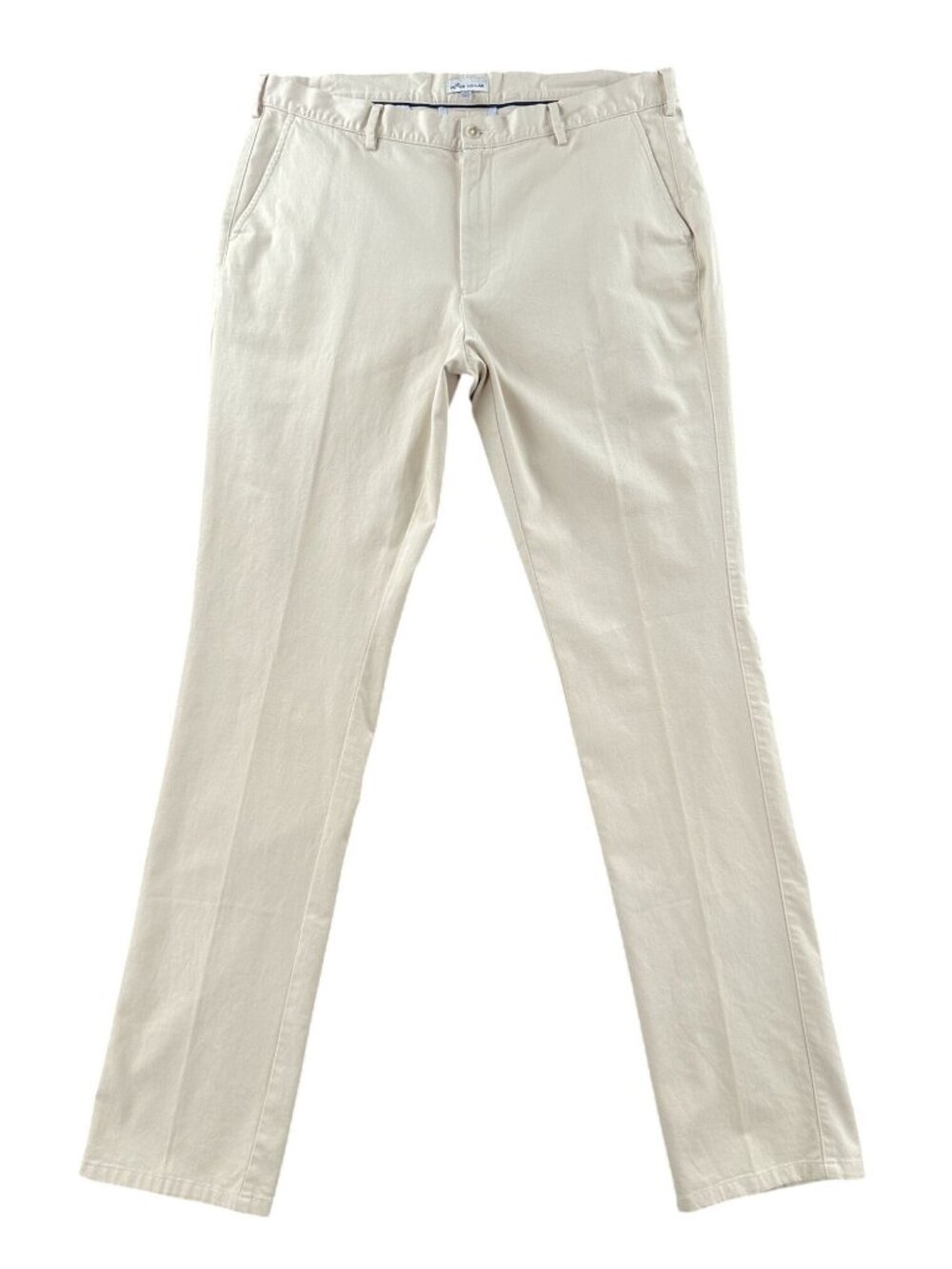 Peter Millar Crown Pima Cotton Stretch Cream Chino Pants 38 x 36